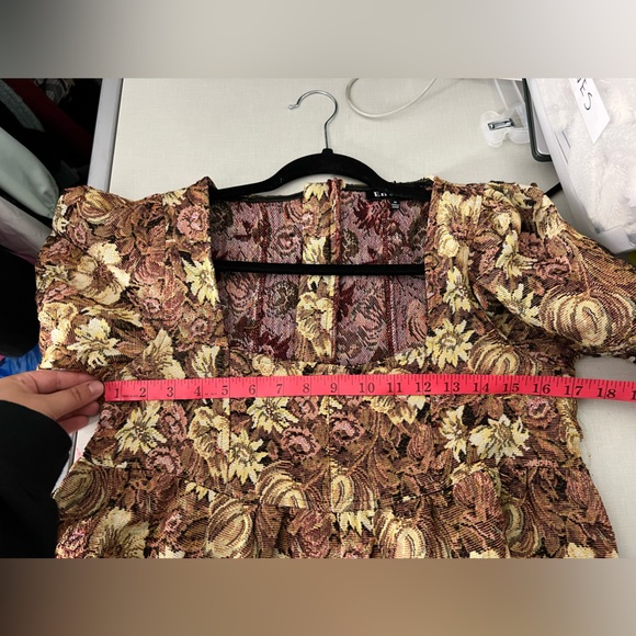 COPY - NWT En Saison Luisa Jacquard A-Line Mini Dress tapestry size medium MSRP… - Picture 11 of 12